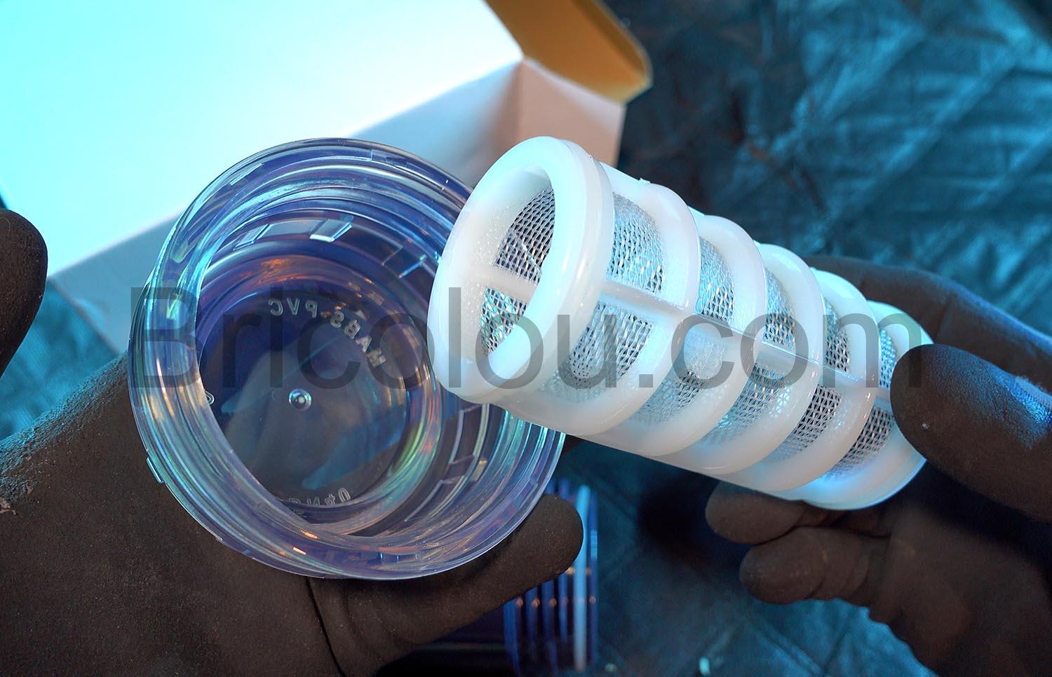 DN40 Filtre PVC Traitement eau pluie FTVOGUE feuille poussiere DN40 Filtre PVC Traitement eau pluie FTVOGUE feuille poussière