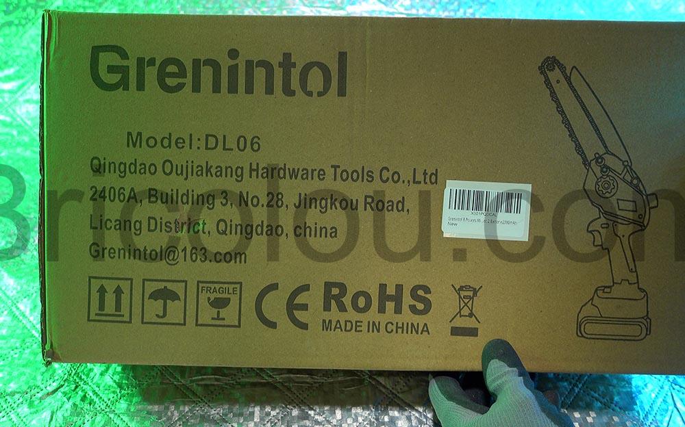 Grenintol Mini Tronconneuse Batterie Electrique Rechargeable 24V boite Grenintol Mini Tronçonneuse Batterie Electrique Rechargeable 24V boite