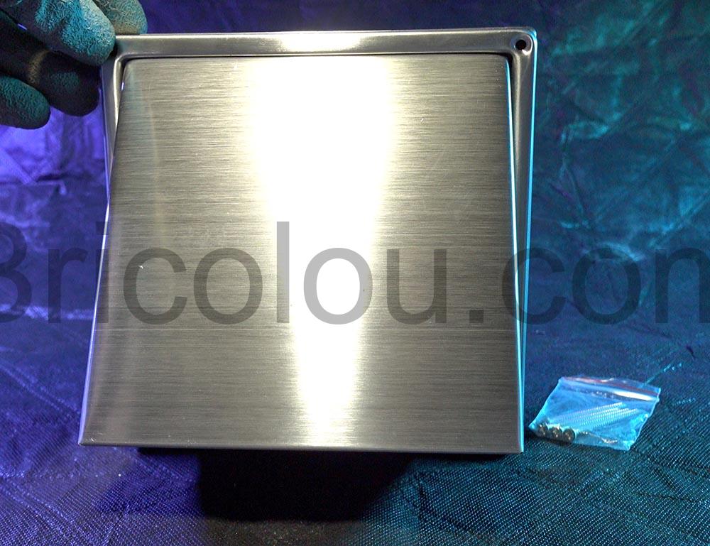 Intelmann clapet vmc O 125 mm capot inox face Intelmann clapet vmc Ø 125 mm capot inox face