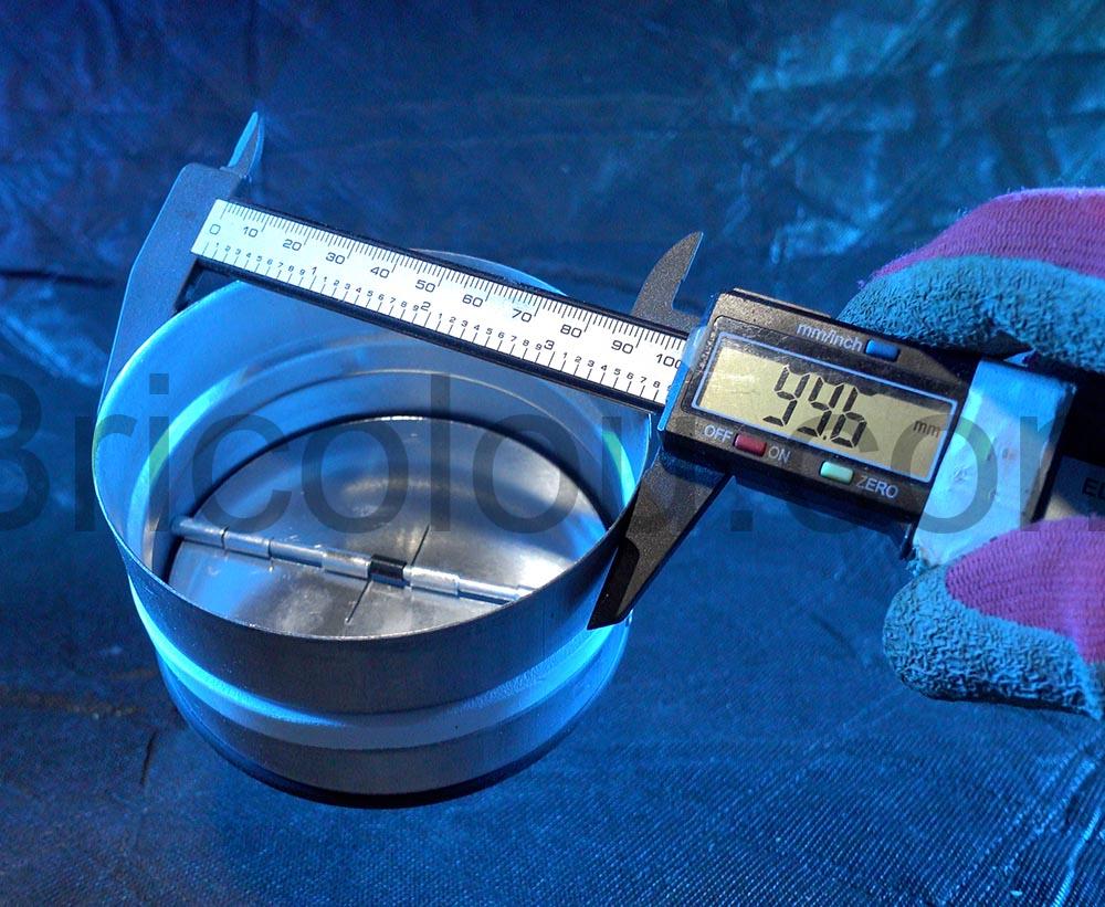 Neverest RKI 100 mm Clapet Anti Retour Ventilation Interieur extracteur VMC Neverest RKI 100 mm Clapet Anti Retour Ventilation Intérieur extracteur VMC extérieur