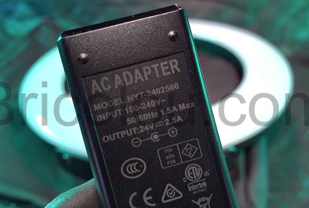 ORDRO Anneau Lumineux LED RVB 16 pouces 544LEDs 60W 24V ORDRO Anneau Lumineux LED RVB 16 pouces 544LEDs 60W 24V