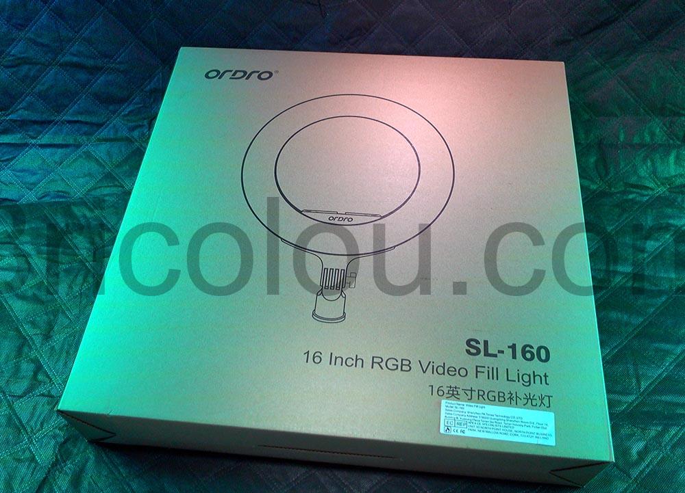 ORDRO Anneau Lumineux LED RVB 16 pouces 544LEDs 60W boite ORDRO Anneau Lumineux LED RVB 16 pouces 544LEDs 60W boite