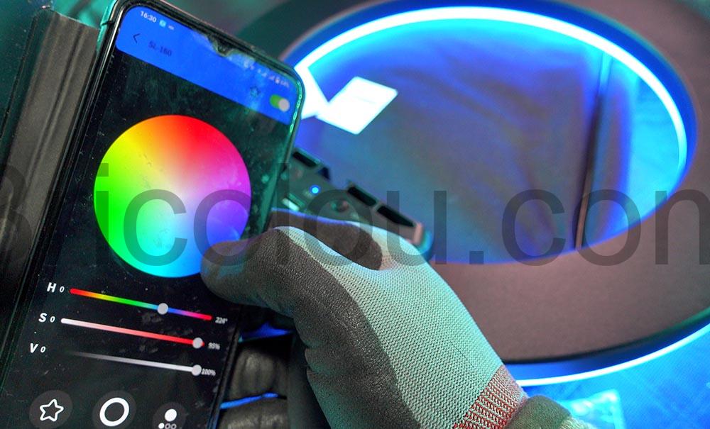 ORDRO Anneau Lumineux LED RVB 16 pouces 544LEDs 60W color ORDRO Anneau Lumineux LED RVB 16 pouces 544LEDs 60W color