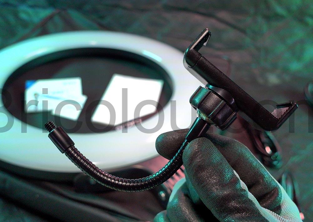 ORDRO Anneau Lumineux LED RVB 16 pouces 544LEDs 60W support telephone ORDRO Anneau Lumineux LED RVB 16 pouces 544LEDs 60W support télephone