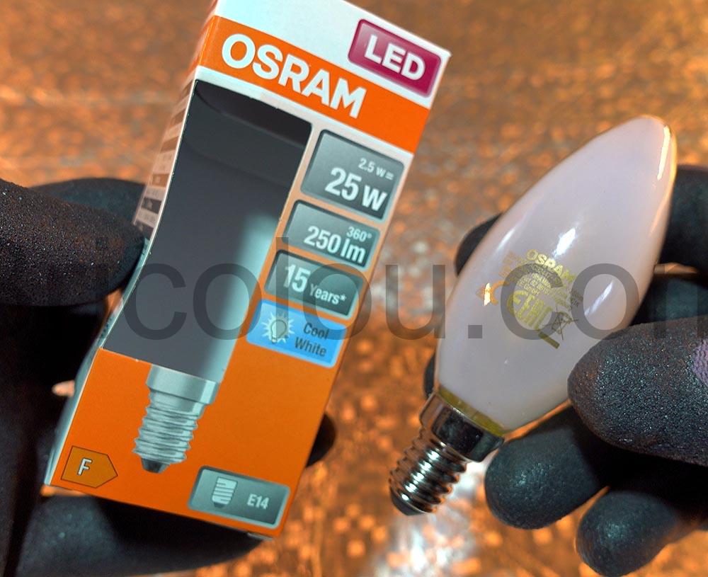 OSRAM Ampoule LED E14 4000 K 250 W Retrofit CLASSIC Boite OSRAM Ampoule LED E14 4000 K 2,50 W Retrofit CLASSIC Boite