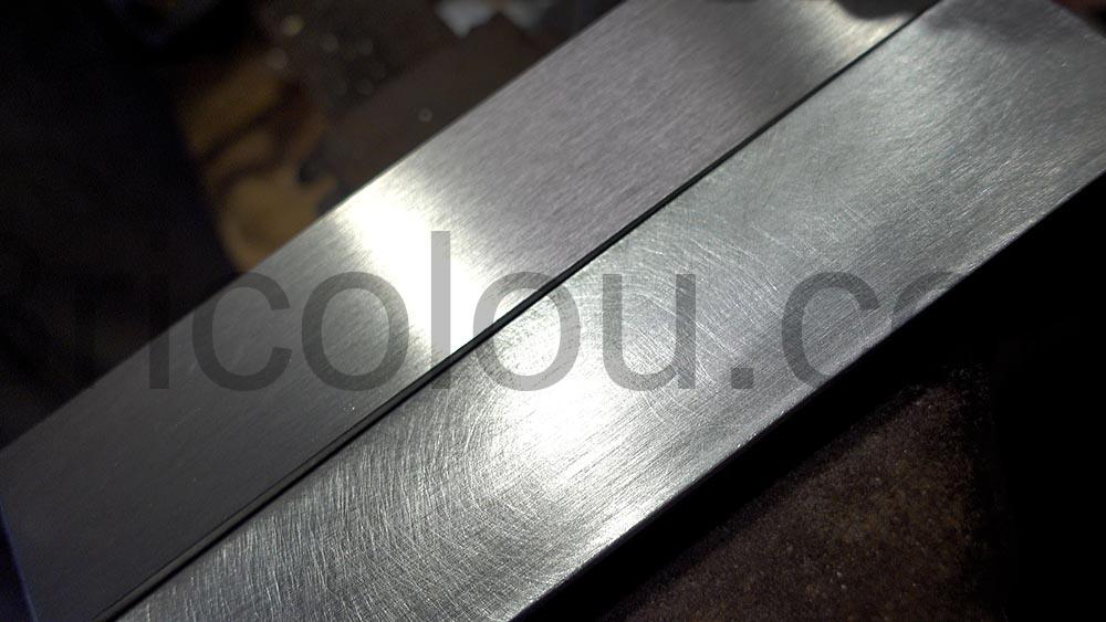 Poignée tiroir profilé aluminium SEARL 180 mm Aspect Acier Inox SO-TECH® alu brossé