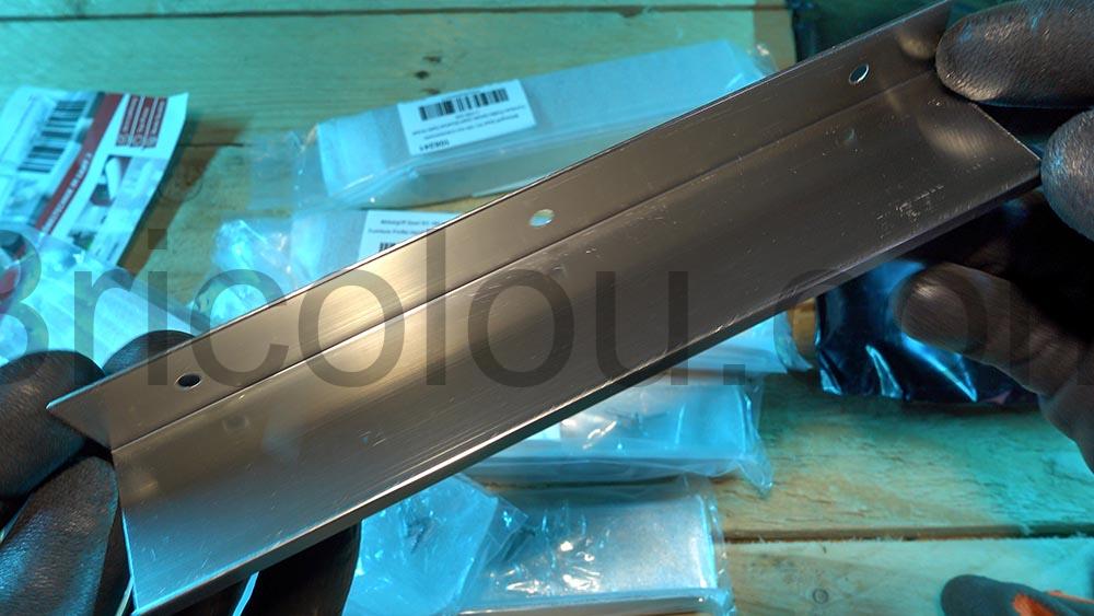 Poignee tiroir profile aluminium SEARL 180 mm Aspect Acier Inox SO TECH® dessous Poignée tiroir profilé aluminium SEARL 180 mm Aspect Acier Inox SO-TECH® dessous