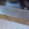 Poignée tiroir profilé aluminium SEARL 180 mm Aspect Acier Inox SO-TECH® dessus