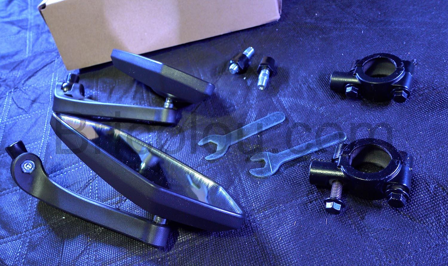 SaponinTree Retroviseur Velo Miroir Guidon double SaponinTree Rétroviseur Vélo Miroir Guidon double