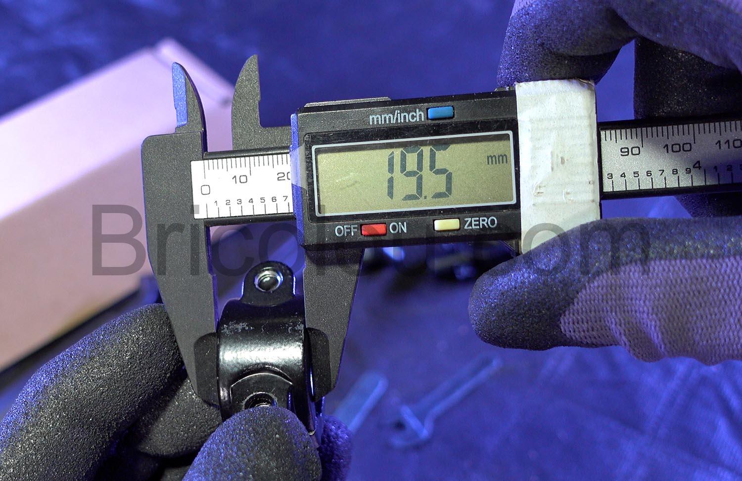 SaponinTree Retroviseur Velo Miroir Guidon epaisseur SaponinTree Rétroviseur Vélo Miroir Guidon épaisseur