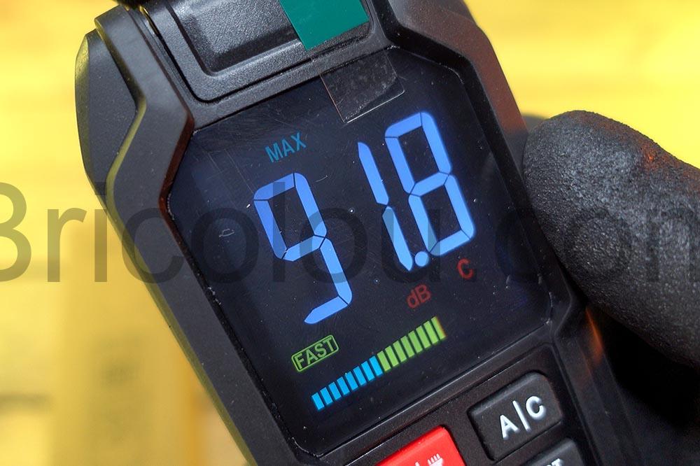 Sonometre numerique portable Decibel metre pondere AC Votery ecran Sonomètre numérique portable Décibel mètre pondéré AC Votery écran