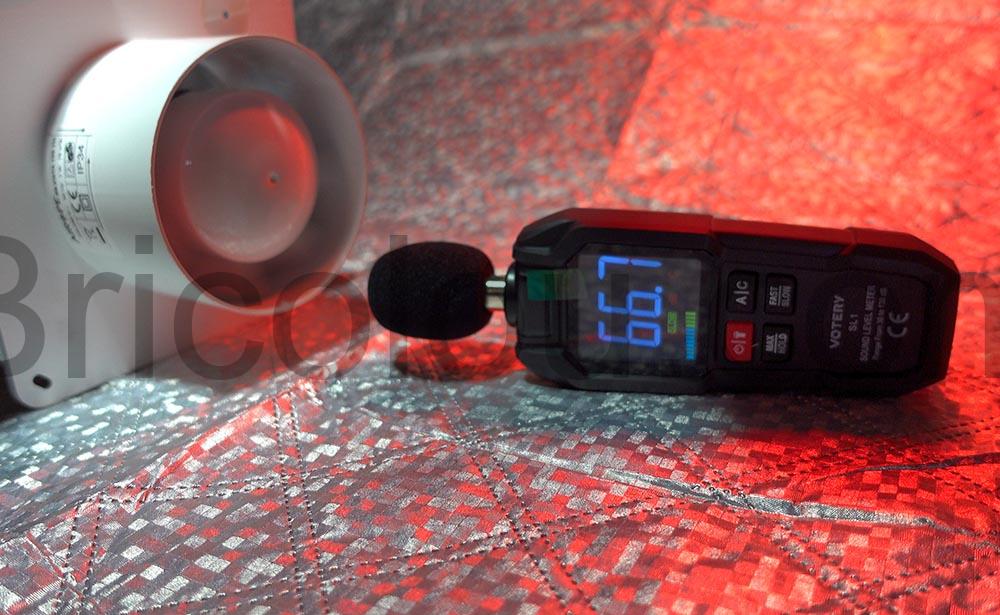 Sonometre numerique portable Decibel metre pondere AC Votery ventilateur Sonomètre numérique portable Décibel mètre pondéré AC Votery ventilateur