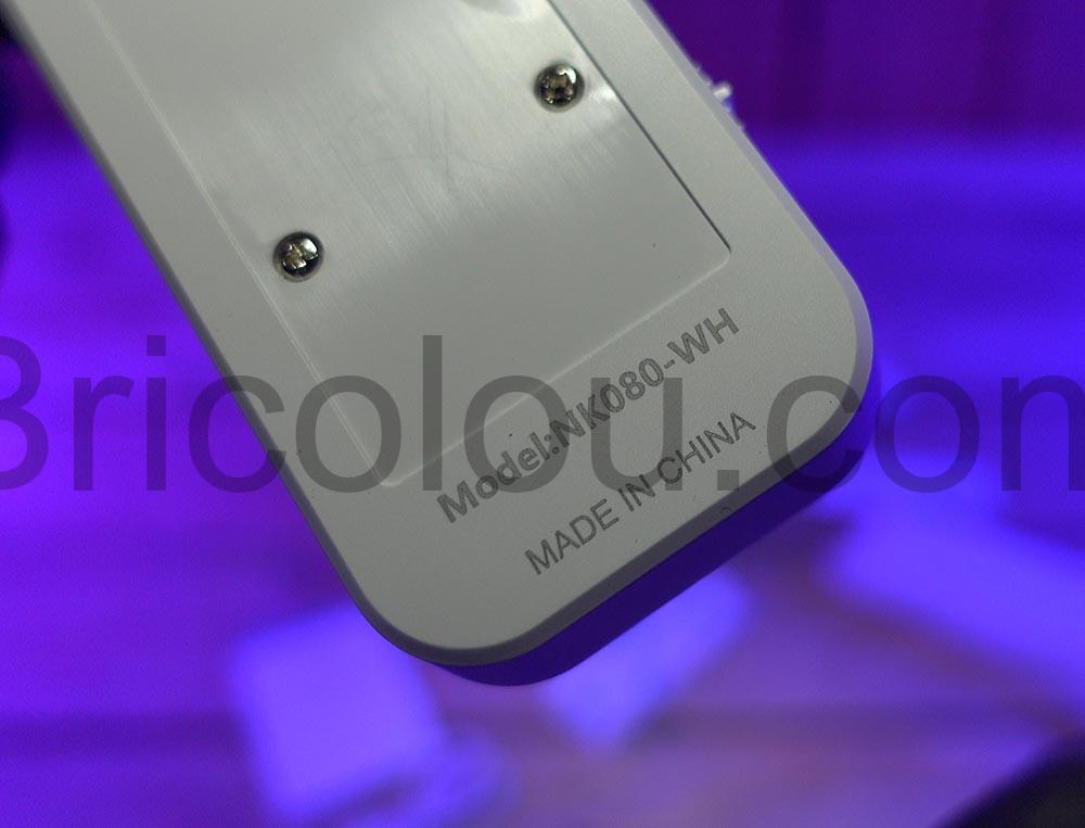 Veilleuse LED Automatique NK080-WH Oreunik Rechargeable USB Détecteur Mouvement NK080-WH