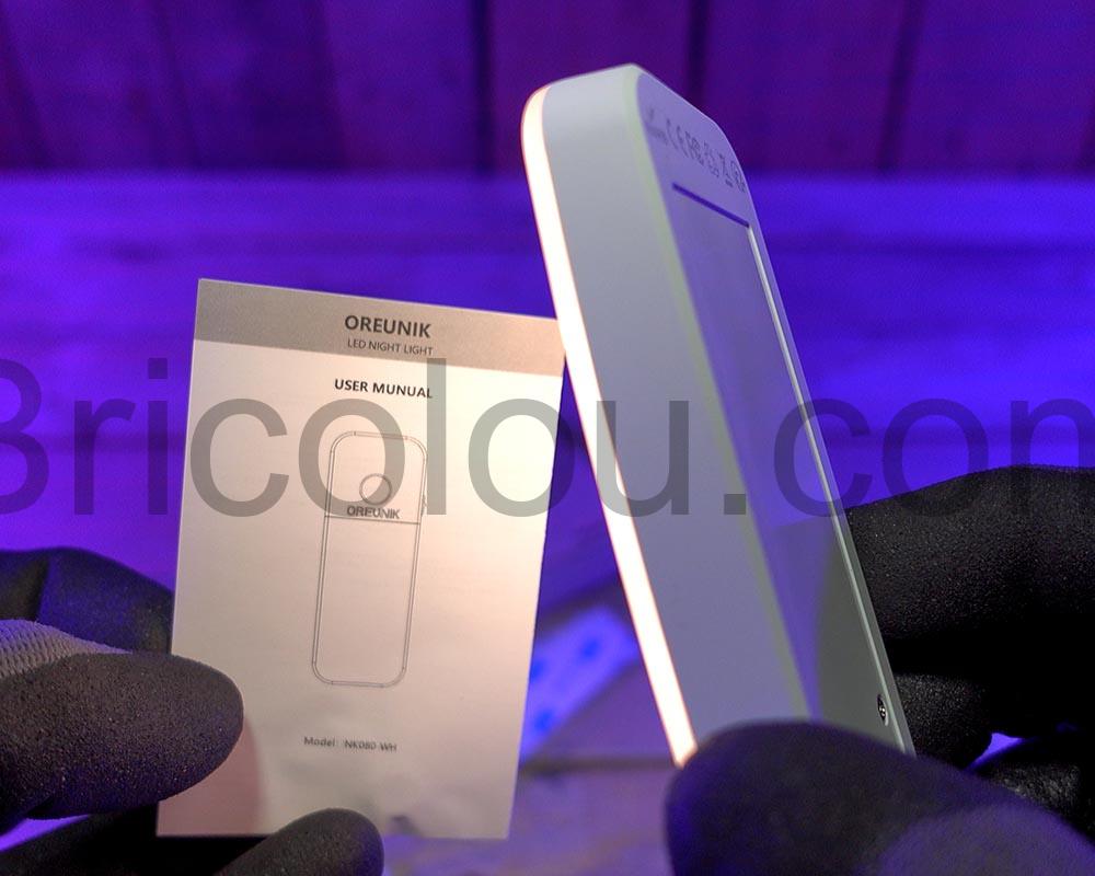 Veilleuse LED Automatique NK080 WH Oreunik Rechargeable USB Detecteur Mouvement puissante Veilleuse LED Automatique NK080-WH Oreunik Rechargeable USB Détecteur Mouvement puissante