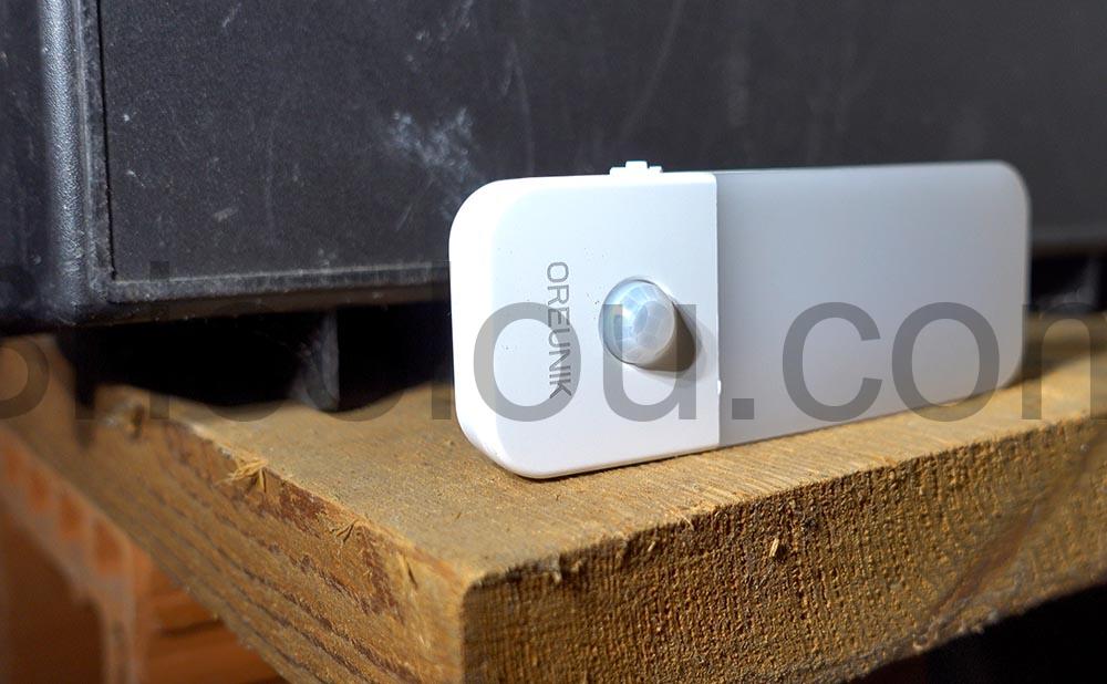 Veilleuse LED Automatique Oreunik NK080 WH Rechargeable USB Detecteur Mouvement garage Veilleuse LED Automatique Oreunik NK080-WH Rechargeable USB Détecteur Mouvement garage