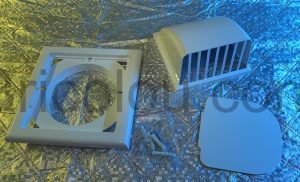 Bouche aération VMC Aerateur grille ventilation Awenta extracteur d'air