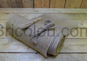 Cieex Chemin de Table Toile de Jute décoration