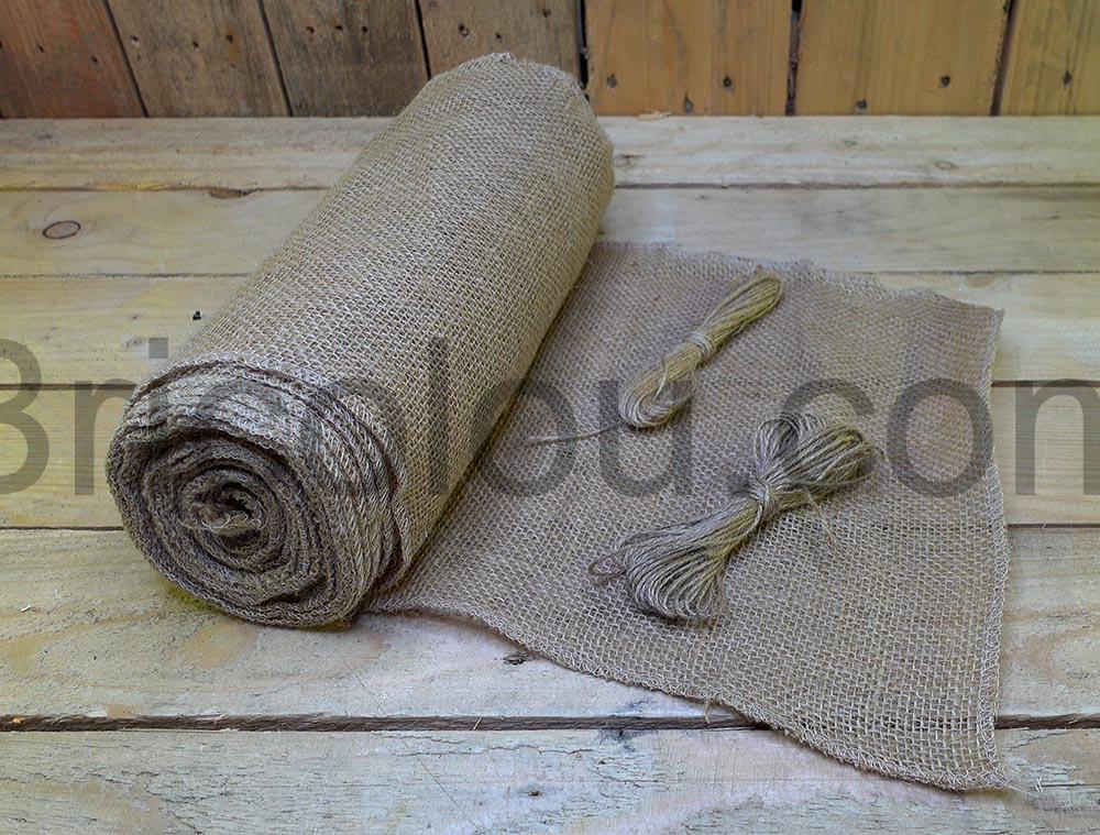 Cieex Chemin de Table Toile de Jute ficelle Cieex Chemin de Table Toile de Jute ficelle