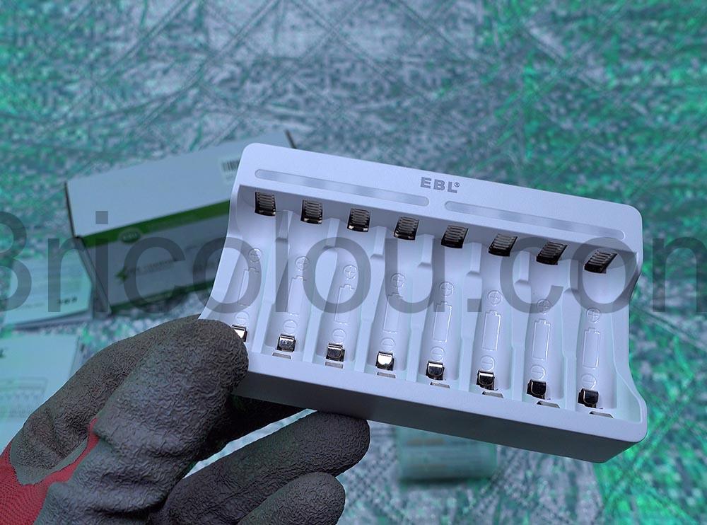 EBL Piles Rechargeables AA 2800mAh Ni MH Chargeur Rapide Individuel 9010 USB AAA EBL Piles Rechargeables AA 2800mAh Ni-MH Chargeur Rapide Individuel 9010 USB AAA