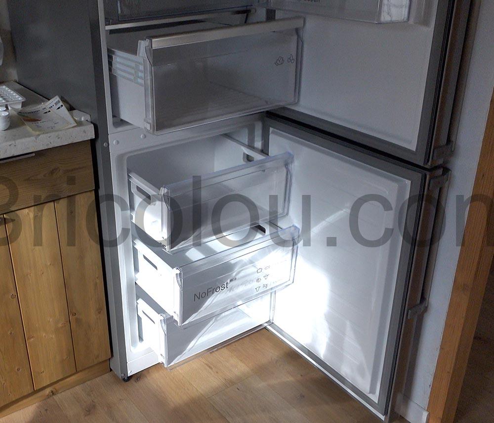 Frigo Bosch KGN39AIBT congelateur combine refrigerateur basse consommation dessous Frigo Bosch KGN39AIBT congelateur combine refrigerateur basse consommation dessous