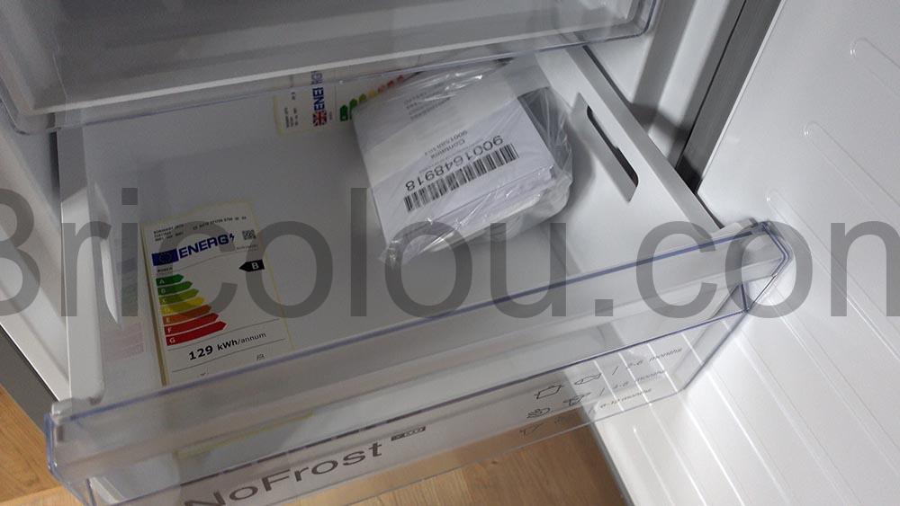 Frigo Bosch KGN39AIBT congelateur combine refrigerateur basse consommation energy Frigo Bosch KGN39AIBT congelateur combine refrigerateur basse consommation energy