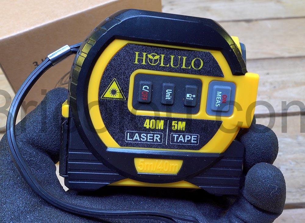 HOLULO Mètre Laser Numérique Télémètre Ruban LCD coté