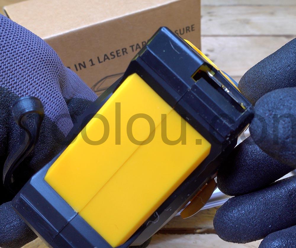 HOLULO Metre Laser Numerique Telemetre Ruban LCD pied HOLULO Mètre Laser Numérique Télémètre Ruban LCD pied