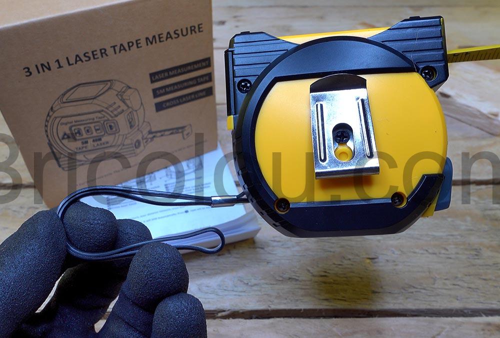 HOLULO Metre Laser Numerique Telemetre Ruban LCD sangle HOLULO Mètre Laser Numérique Télémètre Ruban LCD sangle