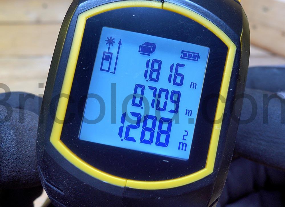 HOLULO Metre Laser Numerique Telemetre Ruban volume HOLULO Mètre Laser Numérique Télémètre Ruban volume