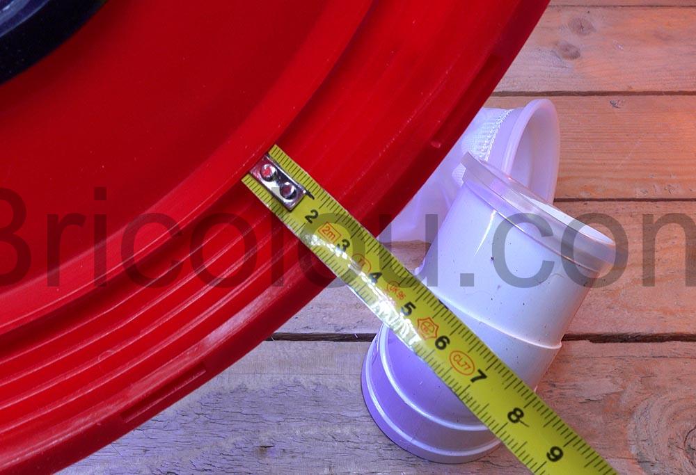 IBC Couvercle IBC Reservoir eau Filtre 245mm Pluie hauteur IBC Couvercle IBC Réservoir eau Filtre 245mm Pluie hauteur