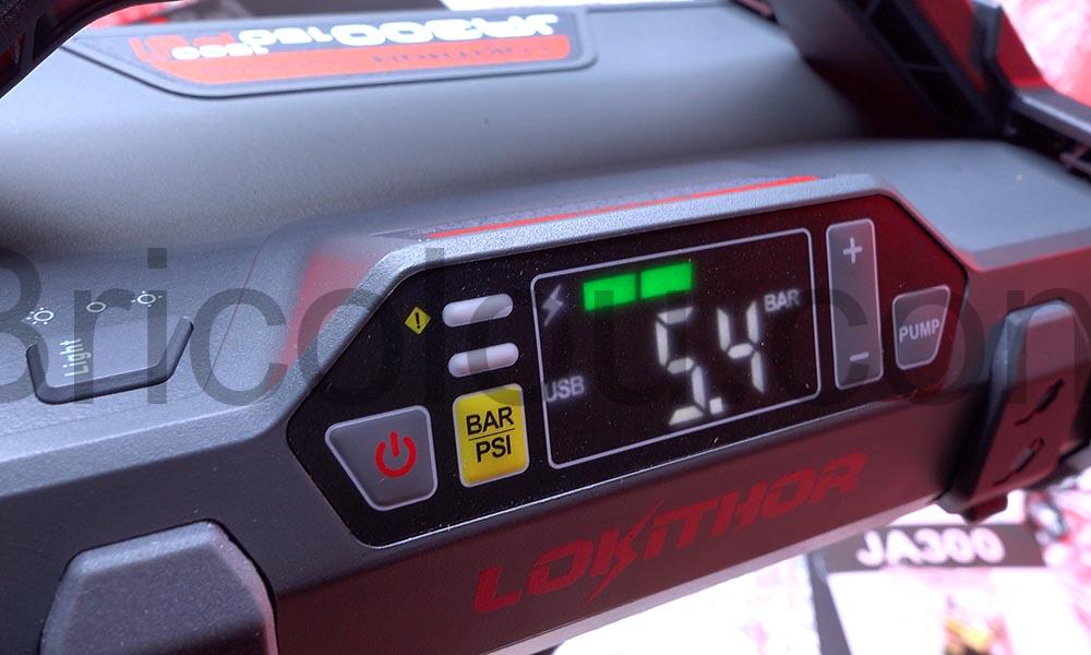 LOKITHOR JA300 Booster Batterie Voiture Compresseurs air Demarreurs Batterie Lithium Lampe LED LCD LOKITHOR JA300 Booster Batterie Voiture Compresseurs air Démarreurs Batterie Lithium Lampe LED LCD