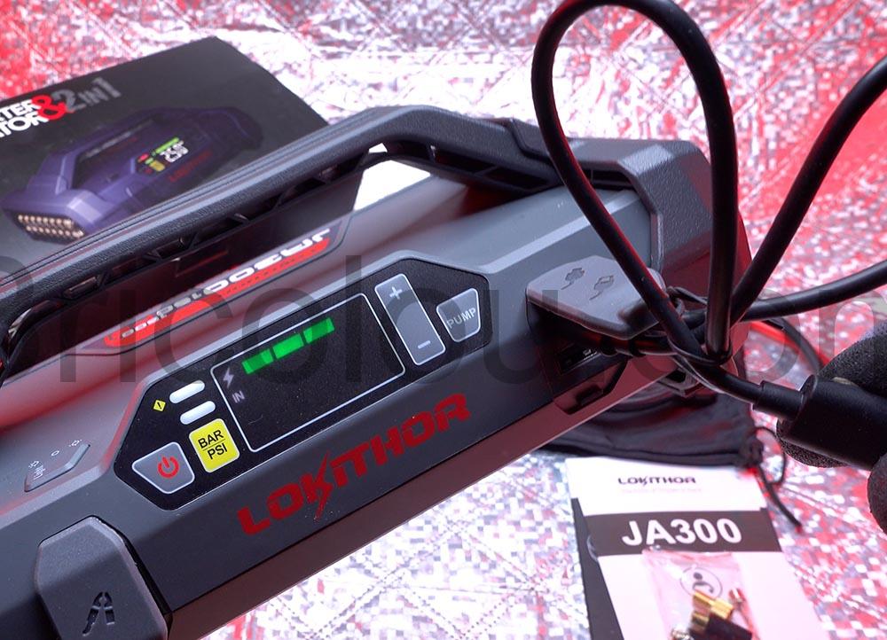 LOKITHOR JA300 Booster Batterie Voiture Compresseurs air Demarreurs Batterie Lithium Lampe LED charge LOKITHOR JA300 Booster Batterie Voiture Compresseurs air Démarreurs Batterie Lithium Lampe LED charge
