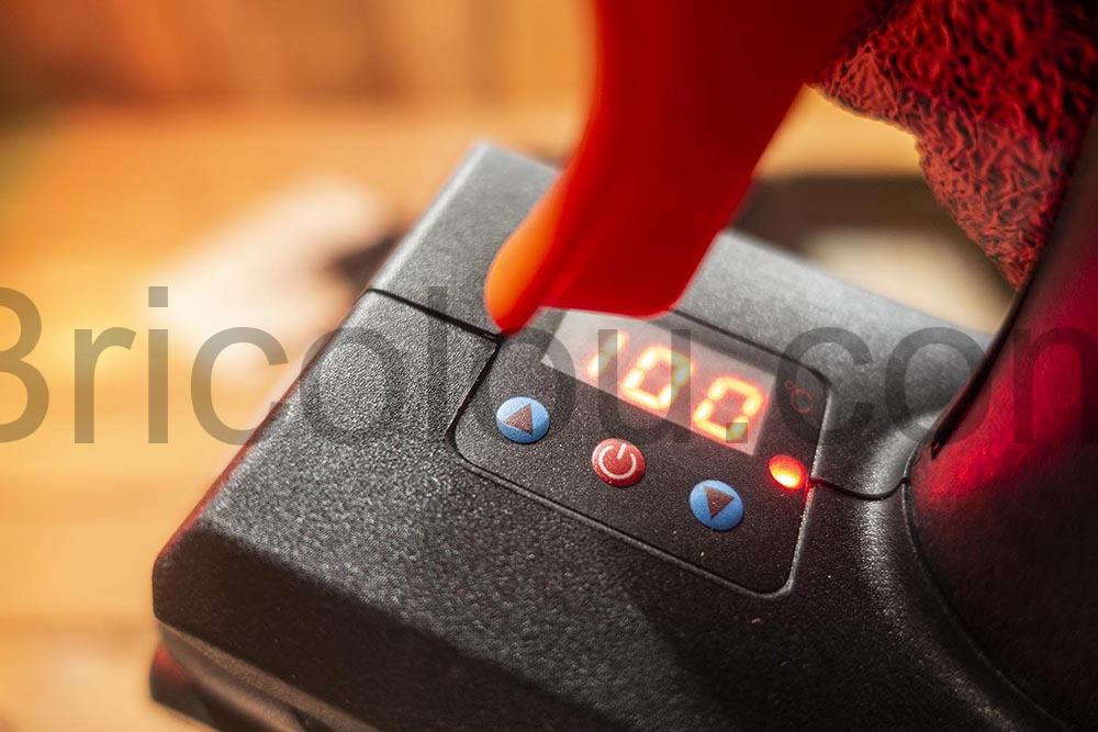 Pistocolle sur batterie Pistolet a Colle Chaude Myron 70W Chauffage Rapide Affichage Temperature Reglable Pistocolle sur batterie Pistolet à Colle Chaude Myron 70W Chauffage Rapide Affichage Température Réglable