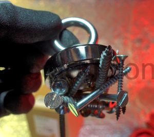 TEENO Aimants Néodyme Puissant Ø 48 mm récupération rivière bricolage récupération