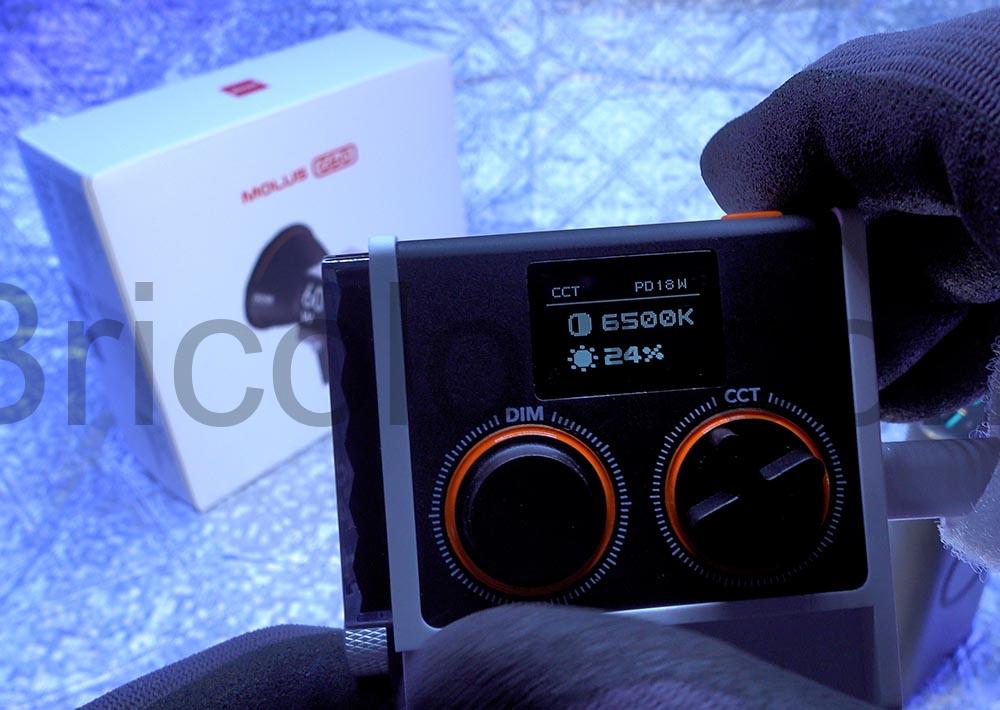 Zhiyun Molus G60 lumiere cine video Lampe LED 60 W spot 18W Zhiyun Molus G60 lumière ciné vidéo Lampe LED 60 W spot 18W