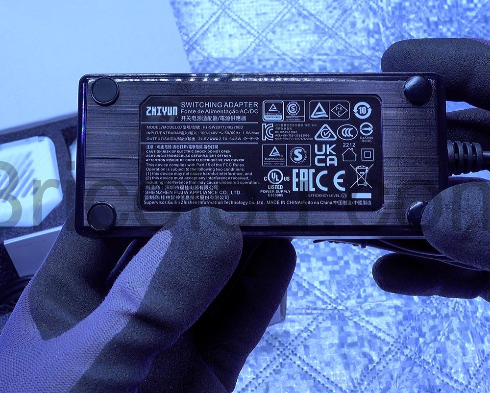 Zhiyun Molus G60 lumiere cine video Lampe LED 60 W spot 24V alimentation Zhiyun Molus G60 lumière ciné vidéo Lampe LED 60 W spot 24V alimentation