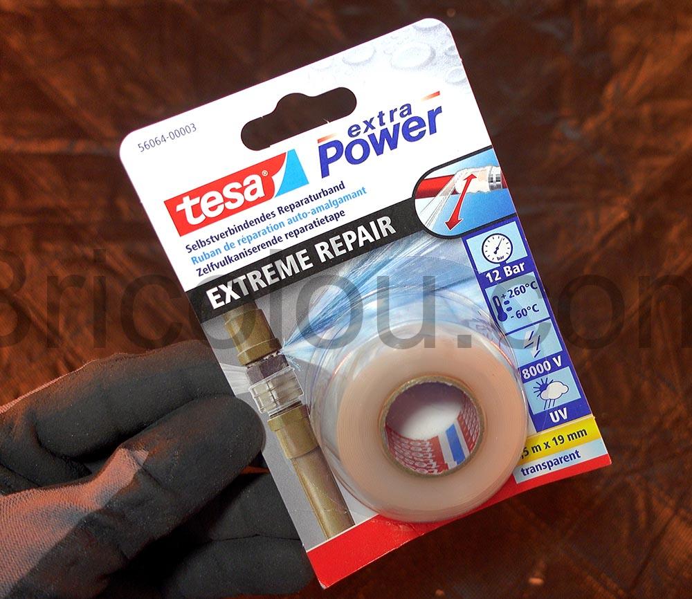tesa 56064 Ruban reparation auto amalgamant transparent tuyau tesa 56064 Ruban réparation auto-amalgamant transparent tuyau extreme