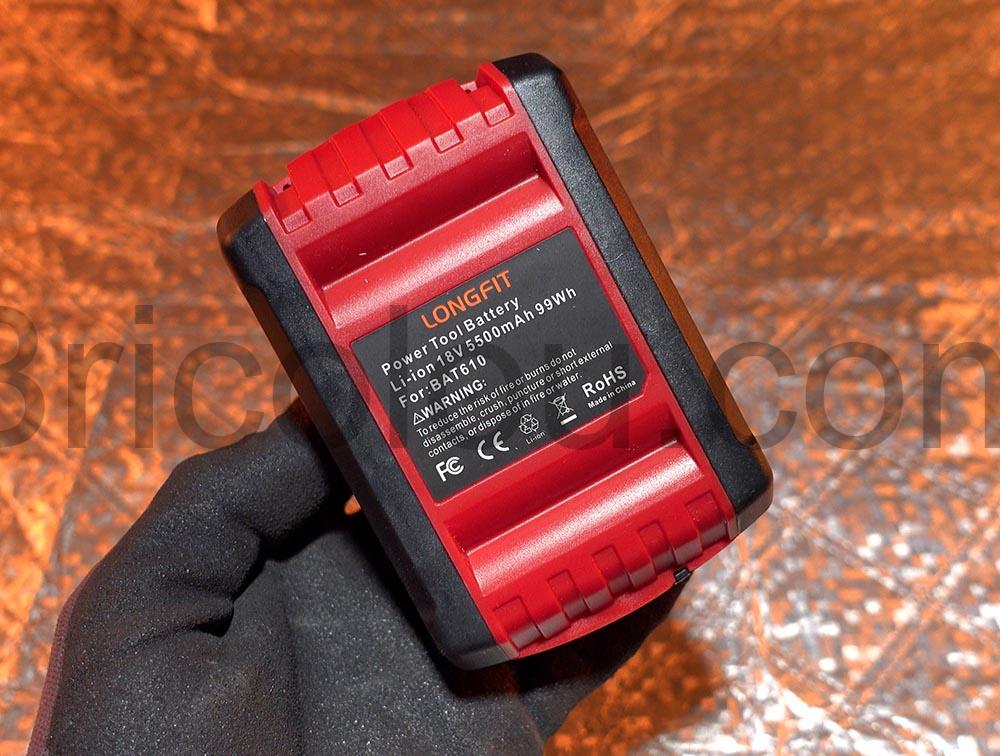 5500mAh 18V BAT610 Batterie Remplacement Bosch BAT618 procore GBA Li ION LongFit dessous 5500mAh 18V BAT610 Batterie Remplacement Bosch BAT618 procore GBA Li-ION LongFit dessous