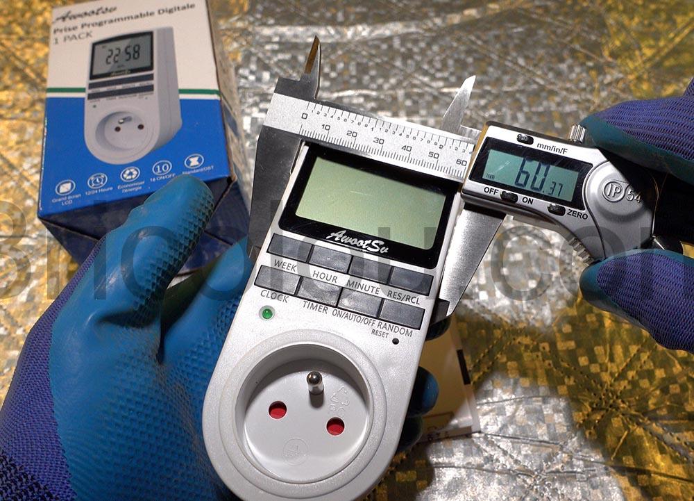 Awootsv Prise electrique Programmable largeur Awootsv Prise électrique Programmable largeur