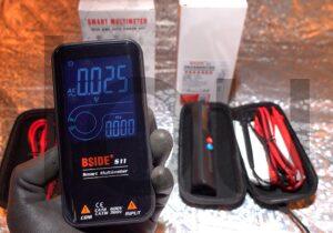 BSIDE Multimètre testeur détecteur tension voltmètre numérique AC