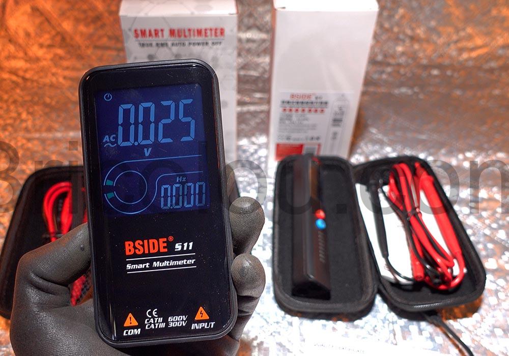 BSIDE Multimetre testeur detecteur tension voltmetre numerique AC BSIDE Multimètre testeur détecteur tension voltmètre numérique AC