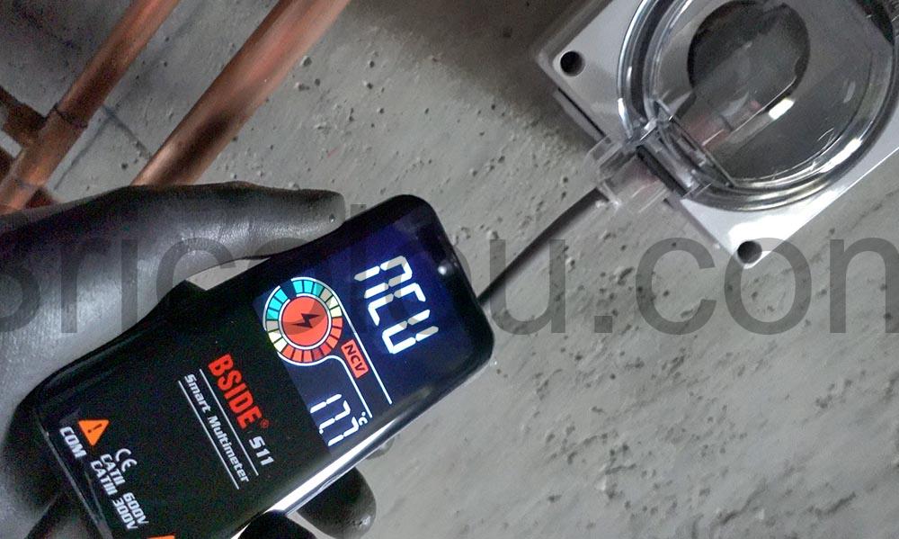 BSIDE Multimetre testeur detecteur tension voltmetre numerique NCV BSIDE Multimètre testeur détecteur tension voltmètre numérique NCV