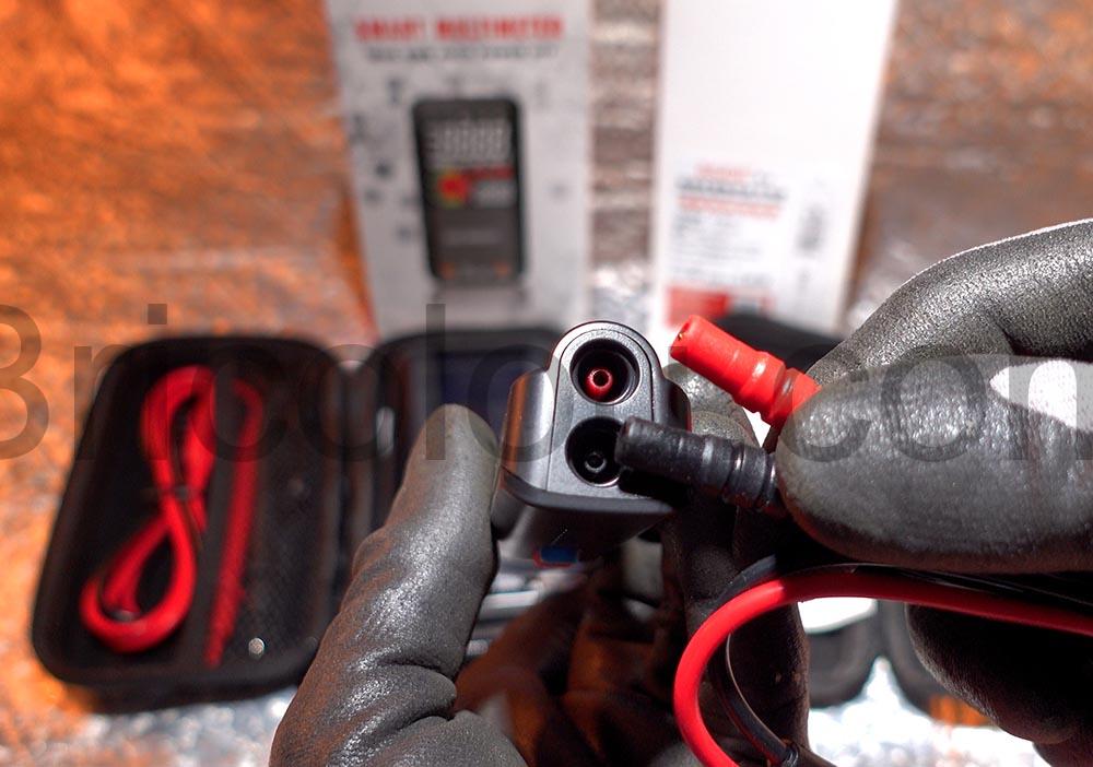 BSIDE Multimetre testeur detecteur tension voltmetre numerique cosse BSIDE Multimètre testeur détecteur tension voltmètre numérique cosse