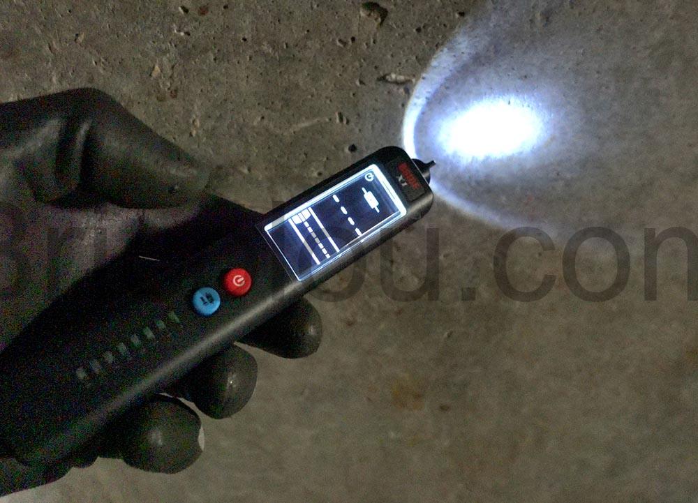 BSIDE Multimetre testeur detecteur tension voltmetre numerique lampe BSIDE Multimètre testeur détecteur tension voltmètre numérique lampe