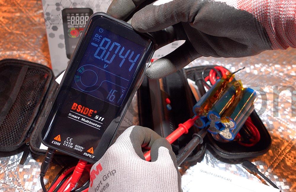 BSIDE Multimetre testeur detecteur tension voltmetre numerique precision BSIDE Multimètre testeur détecteur tension voltmètre numérique précision