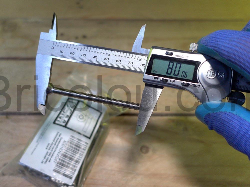 Boulons M6 x 80 Vis tete fraisee six pans Allen creux ISK acier inoxydable longueur Boulons M6 x 80 Vis tête fraisée six pans Allen creux (ISK) acier inoxydable longueur