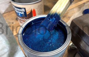 HAMMERITE peinture Laque protection métal Bleu foncé martelé antirouille pinceau