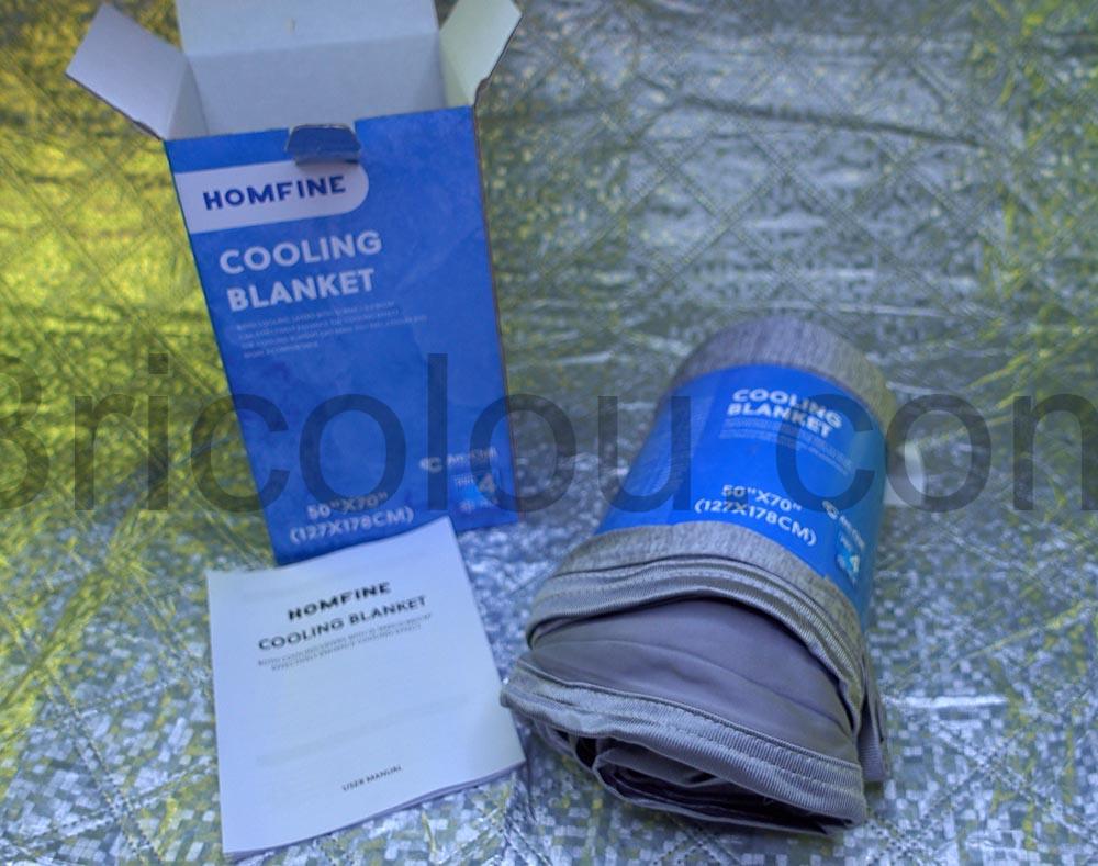 HOMFINE Couverture Rafraichissante Refroidissement Arc Chill Japonaise Double Face HOMFINE Couverture Rafraichissante Refroidissement Arc-Chill Japonaise Double Face