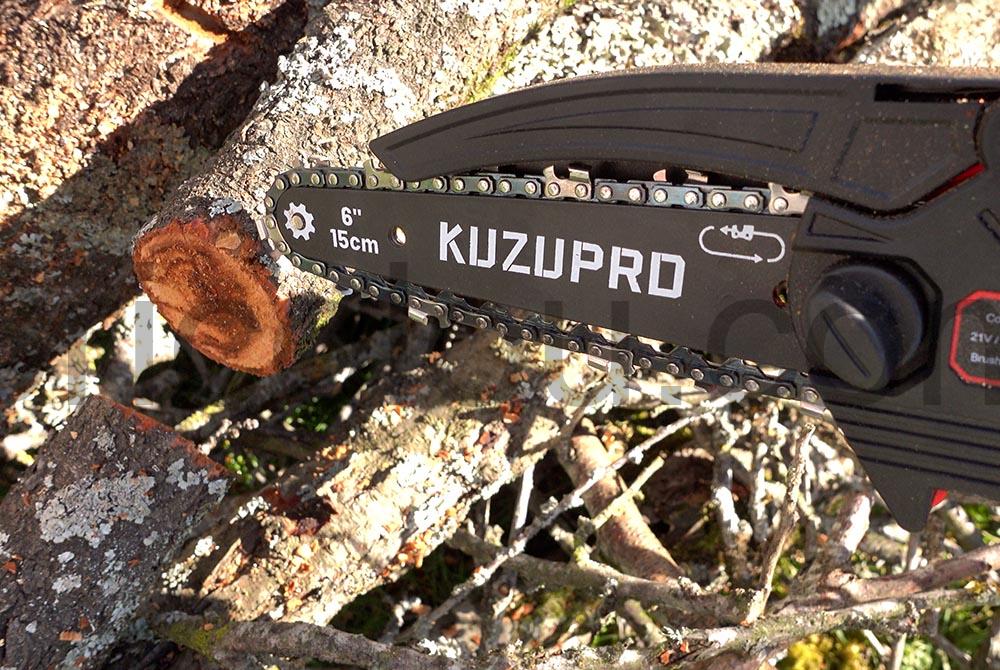 KUZUPRO Mini Tronconneuse elagueur Electrique Sans Fil Batterie decoupe KUZUPRO Mini Tronçonneuse élagueur Électrique Sans Fil Batterie découpe