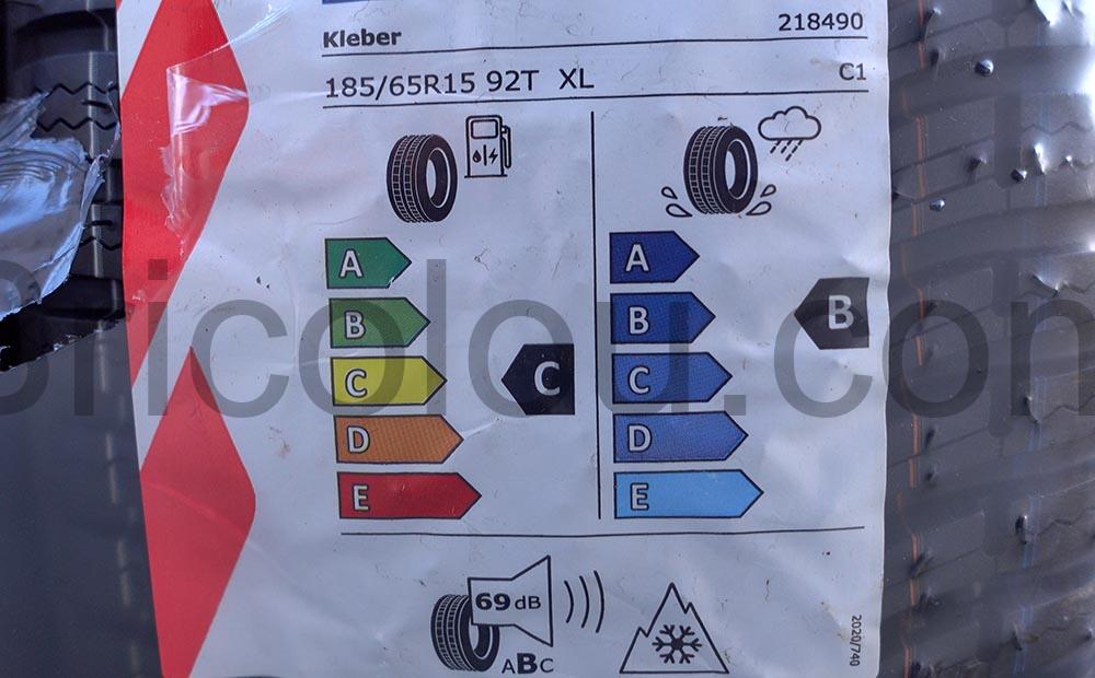 Kleber Krisalp HP3 EL MS 18565R15 92T Pneu Neige economie Kleber Krisalp HP3 EL M+S 18565R15 92T Pneu Neige économie